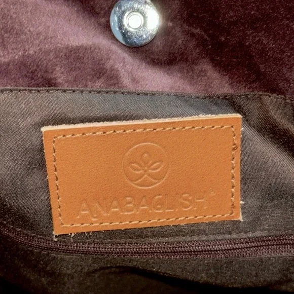 Sundance | Anabaglish Velvet Embroidered Tote Bag w/Leather Straps ♥ NWOT - Picture 6 of 9